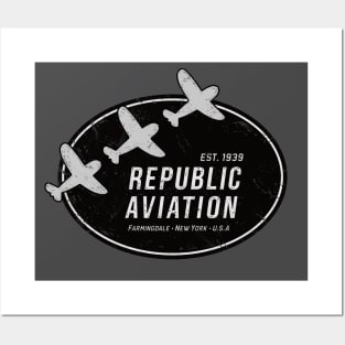 Republic Aviation Logo Posters and Art